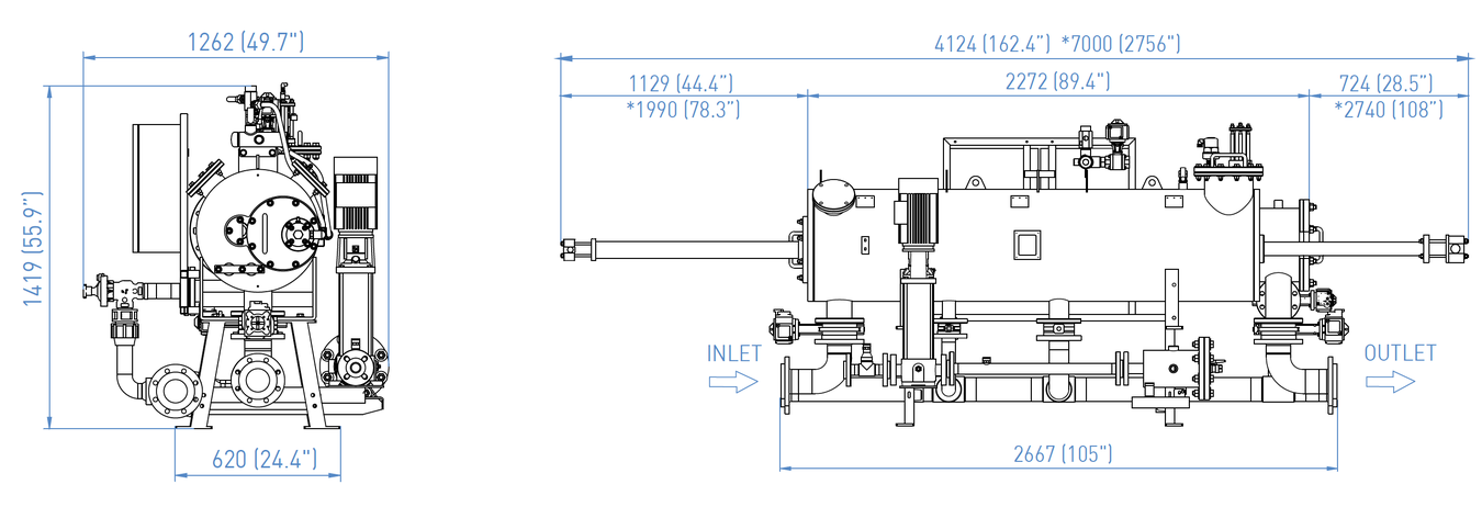Amiad - AMF - 93K Dimensions