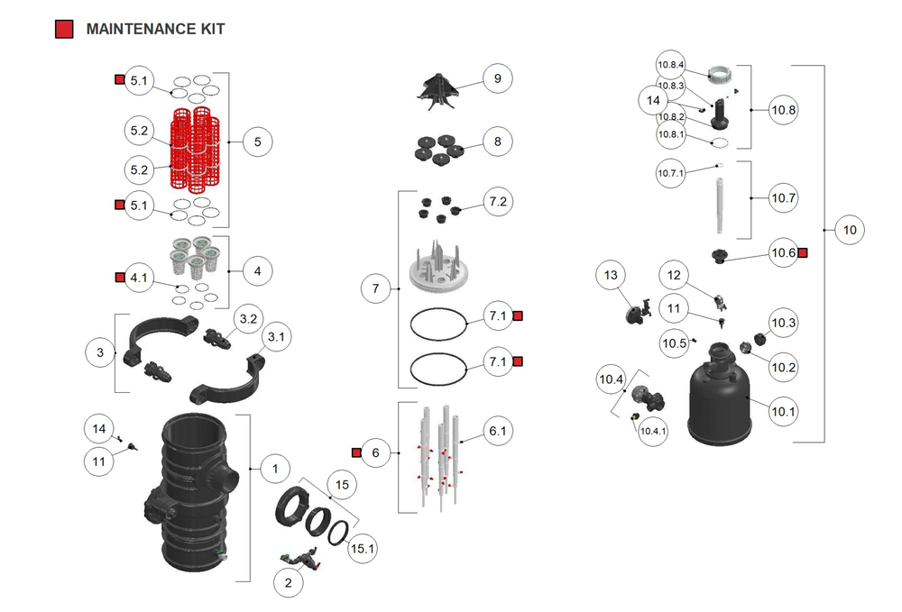 Amiad - SigmaPro - Spare Parts 2