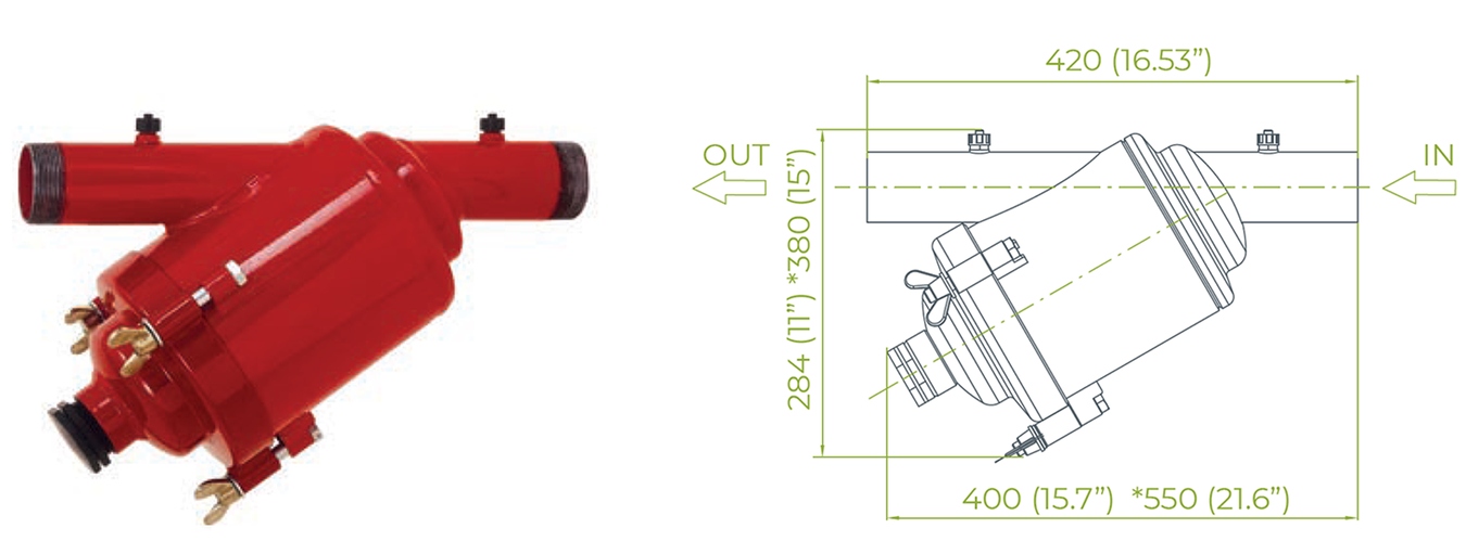 Amiad - Steel - 2Inch Inline