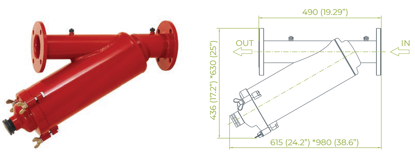 Amiad - Steel - 3Inch Inline