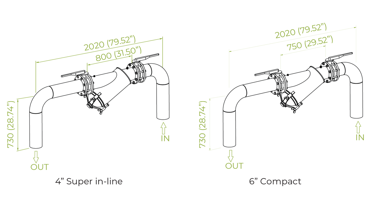 Amiad - Steel - 4Inch Sper Inline and 6 Inch Compact - Installation