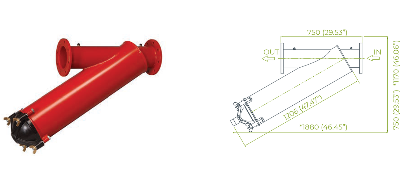 Amiad - Steel - 6 Inch Super Inline