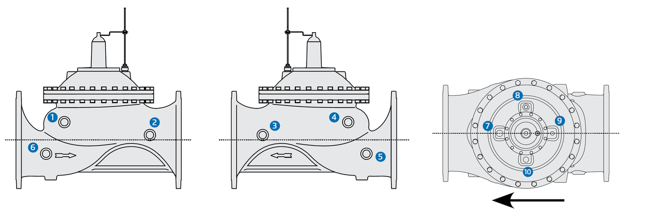 Bermad - 700 Large Series - Control Parts