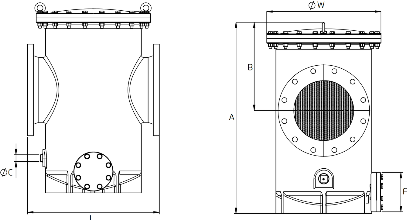 Bermad - FP-60F-250 - Dimensions and weights 2