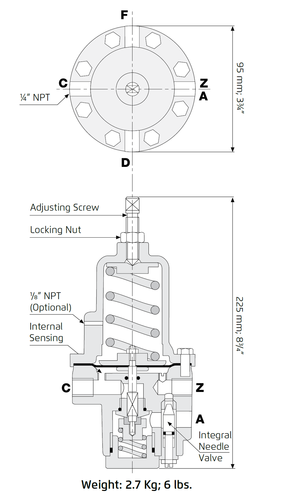 Bermad - Model 2 - Technical Specifications