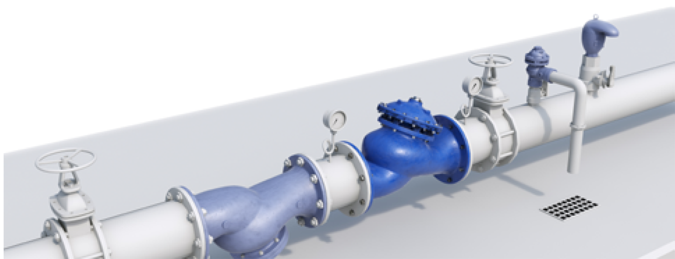 Bermad - Model 720-X - Typical Installation