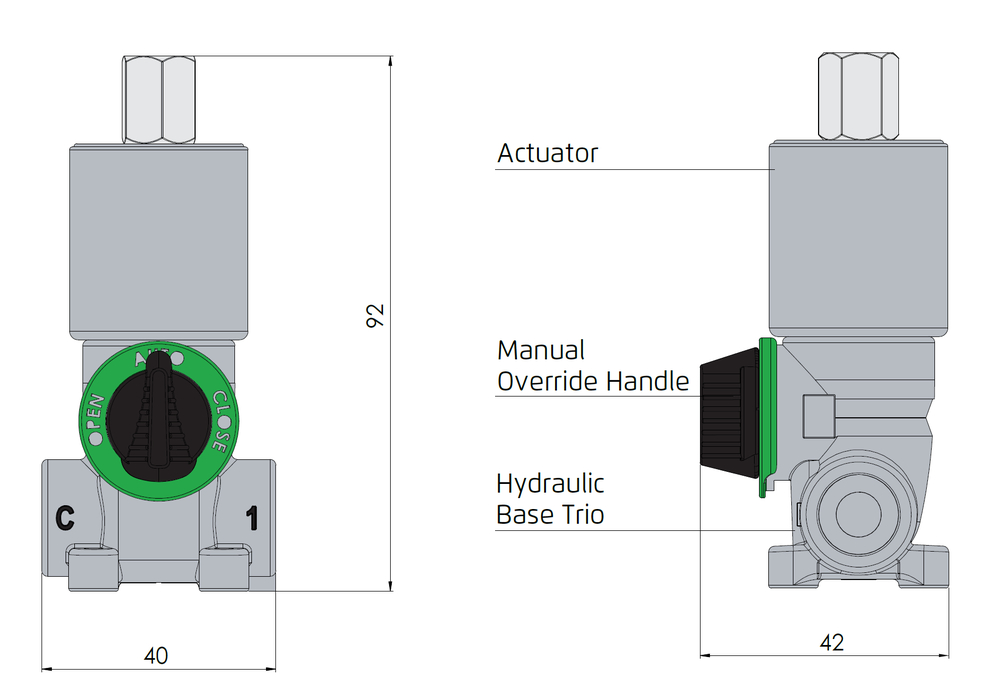 Bermad - S-392T-3W - Technical Specifications