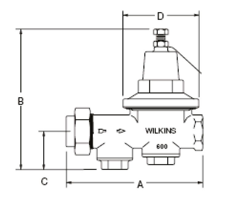 Deeco - 600HLR - Dimensions