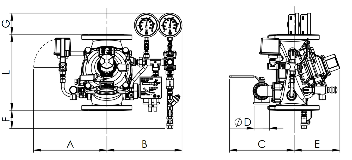 Deeco - Bermad - FP-400Y-4D - Technical Specificatoins