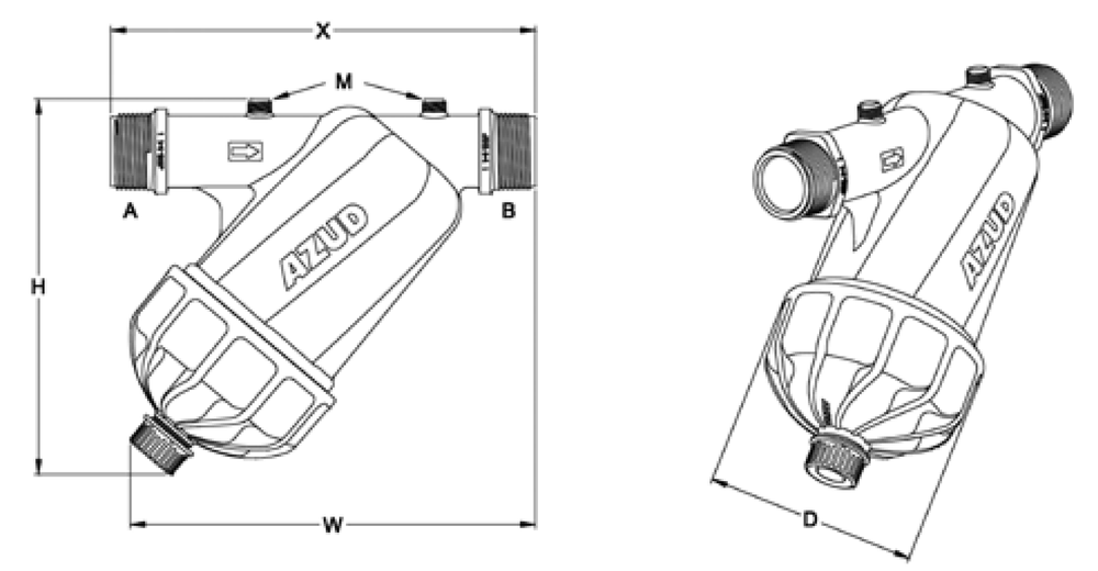 Deeco - Modular 100 - Dimensionsal Drawing