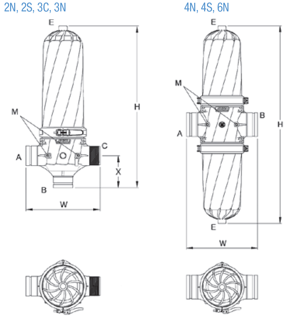 Deeco - Modular 300 - Dimensionsal Drawing