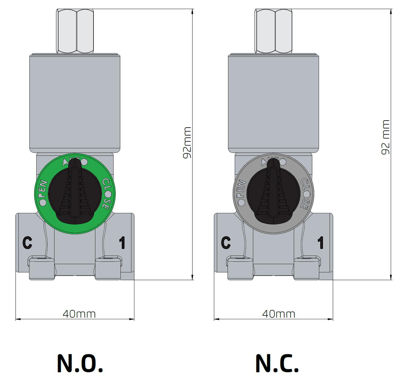 Deeco - S390t-3W - Dimensions