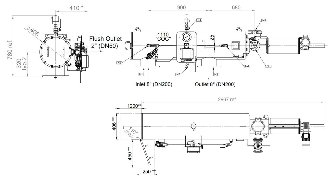 Filtersafe - Titan Series - Titan10k Dimensions