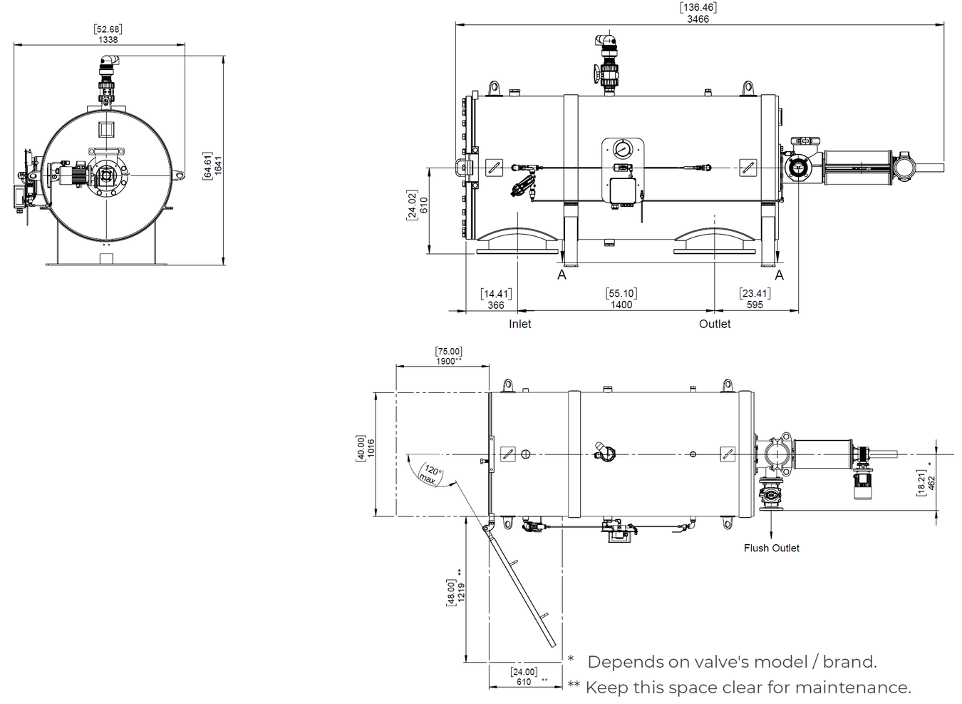Filtersafe - Titan Series - Titan30k Dimensions