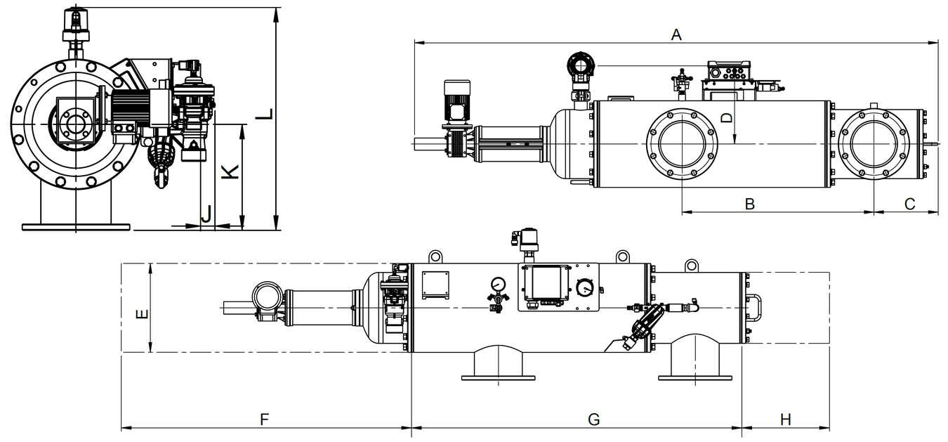Filtersafe - Trident E Series - Dimensions