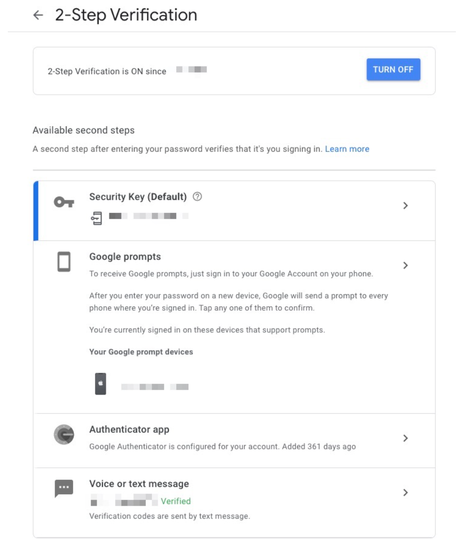 Sensus - Diavaso Apps - 2 step Verification