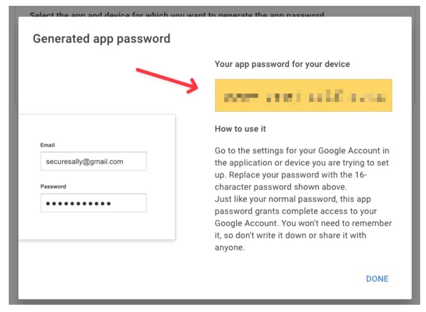 Sensus - Diavaso Apps - Generate password