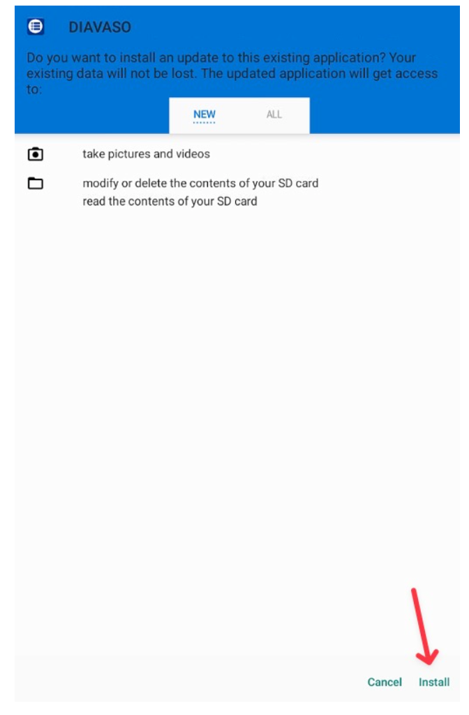 Sensus - Diavaso Apps - Install