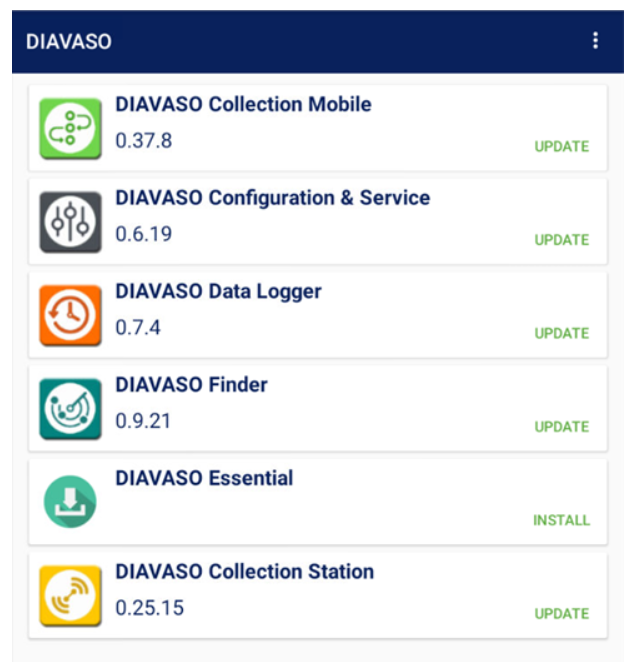 Sensus - Diavaso Apps - Update