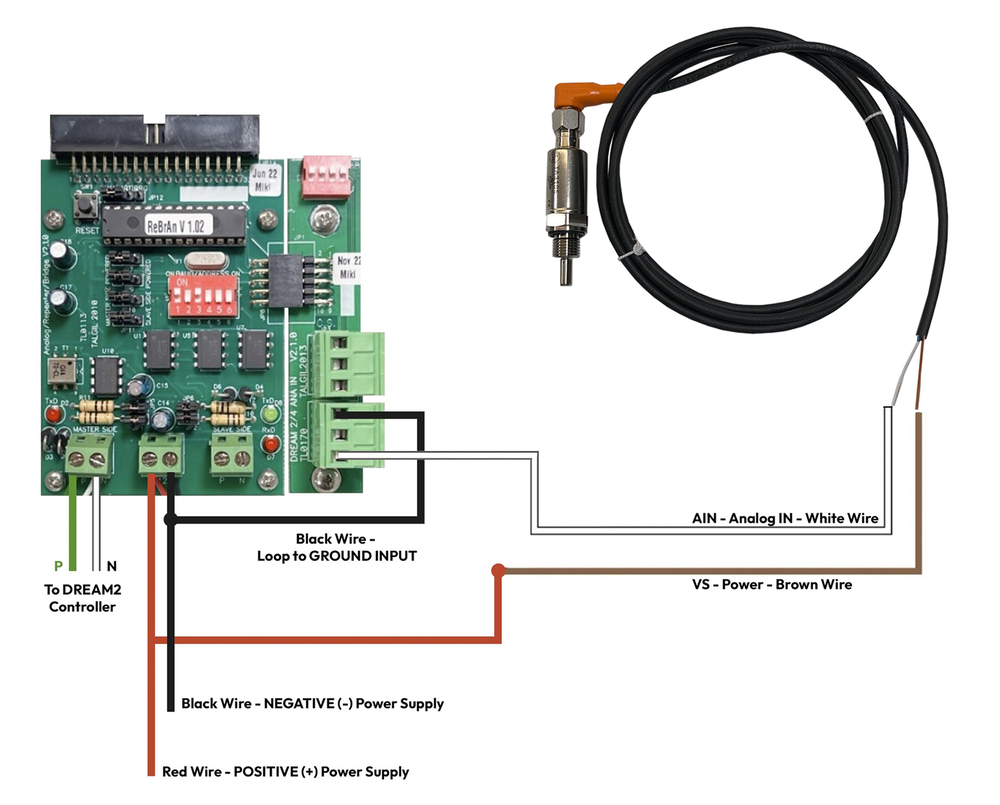 Talgil - Air temperature Sensor - Wiring - 3