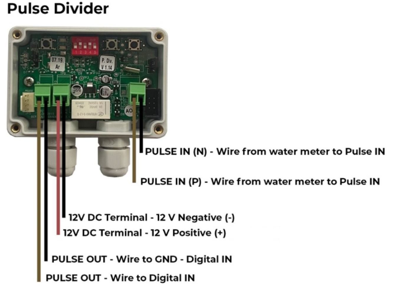 Wiring Diagram - Pulse Divider