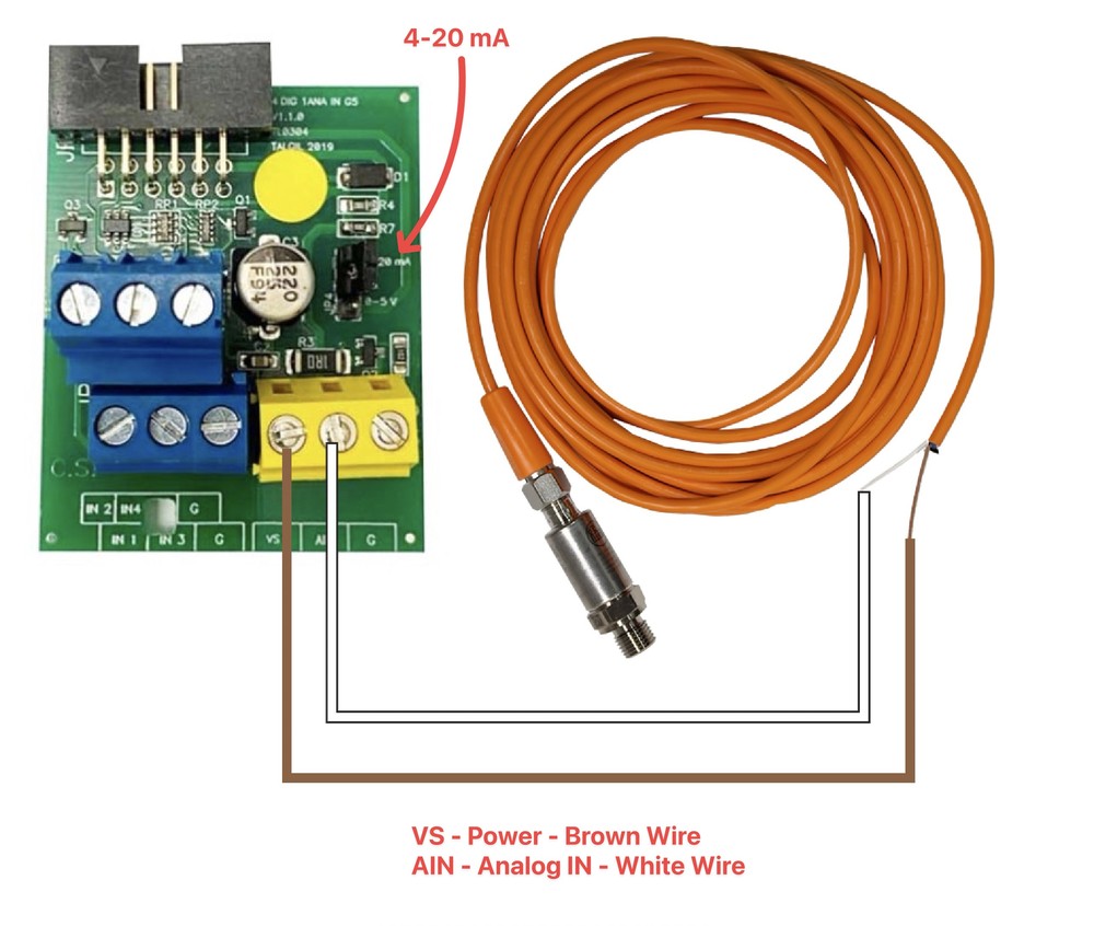 Talgil - Pressure Transducer - Wiring